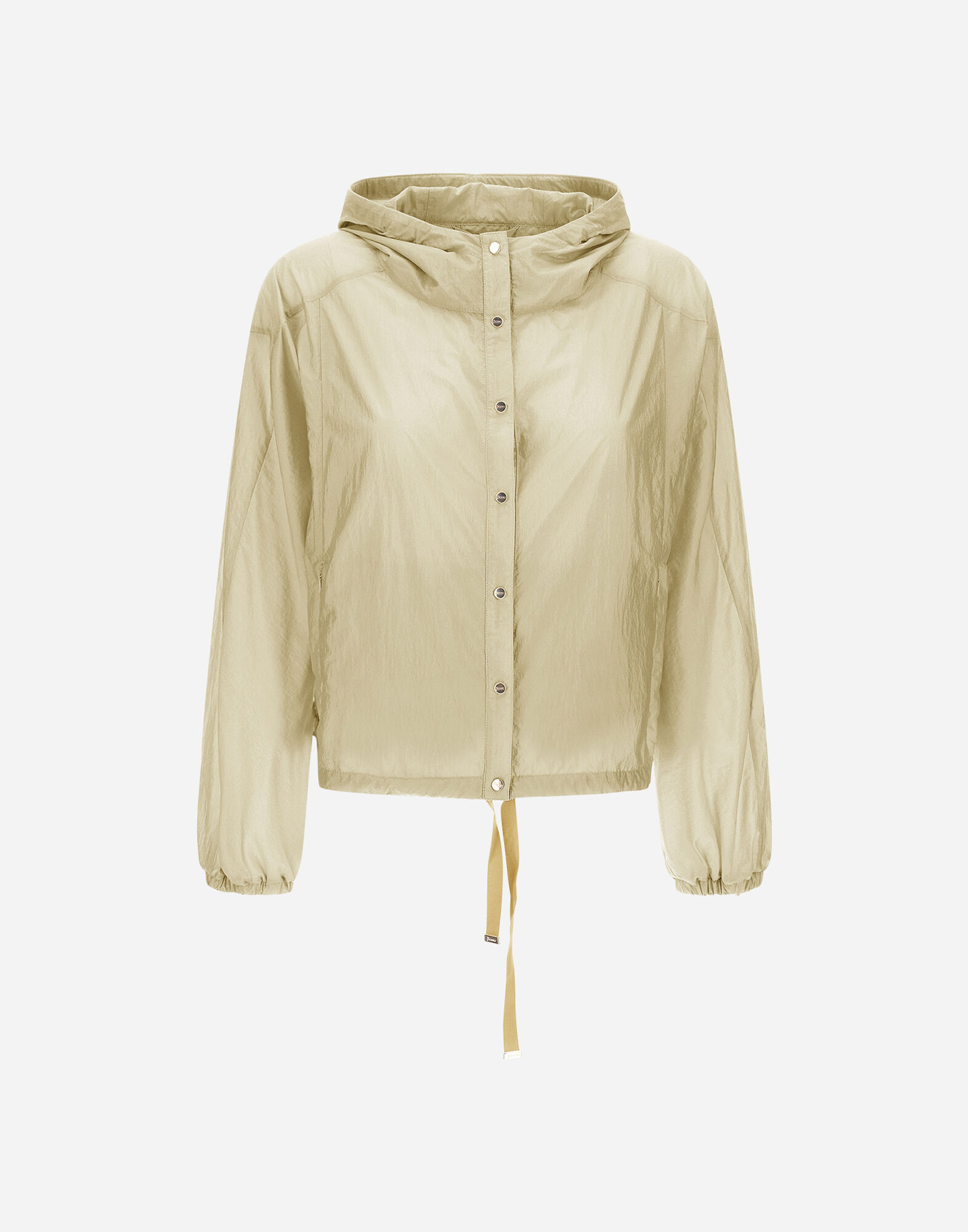 ジャケット HERNO Women Outer GI00027DR12647 2035 GOLD Herno Grosgrain Trim Jacket Light Sand 2100