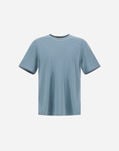 Herno RESORT T-SHIRT IN BASIC COTTON & LIGHT STRETCH NYLON Midnight Teal JG00031UR520529123