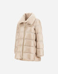 A-SHAPE JACKET IN NYLON ULTRALIGHT AND LADY ALTERNATIVE FUR Herno product thumbnail image view 2