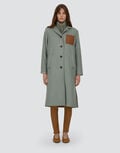 HIGH-NECK COAT IN LUXURY WOOL Herno product thumbnail image view 4