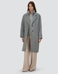 COAT IN VELOUR WOOL CLOTH AND NYLON ULTRALIGHT Herno product thumbnail image view 2
