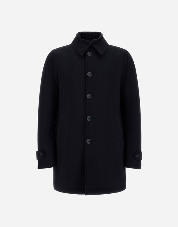 Herno TRENCH COAT IN WASHINGTON Navy Blue PI0667U12346SZ9200