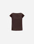 Herno RESORT ENVERS SATIN TOP Dark Chocolate BL00009DR127278810