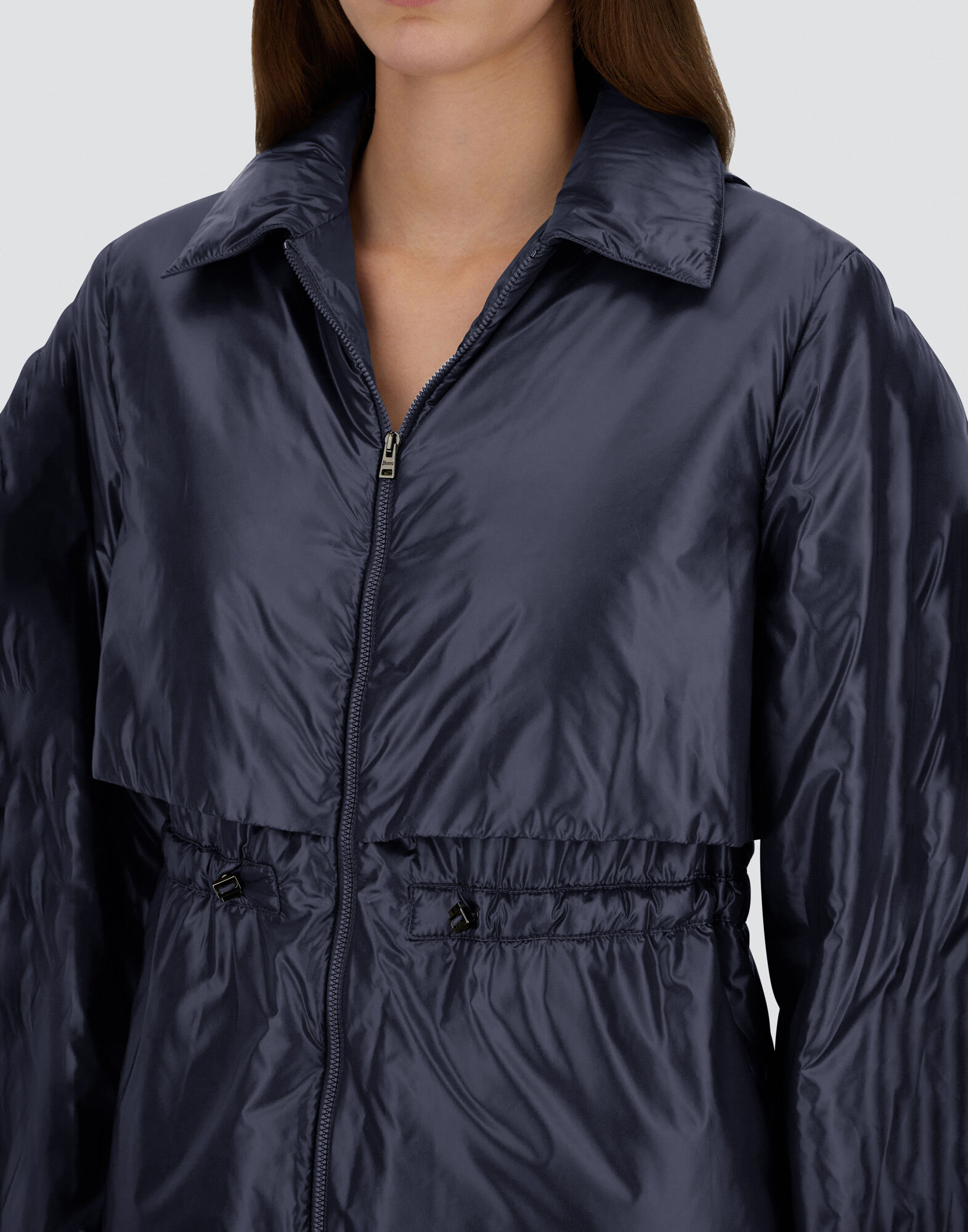 レディース ナイロンウルトラライト ジャケット ネイビーブルー