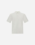Herno JERSEY KNIT EFFECT POLO SHIRT White JPL00125U520591000