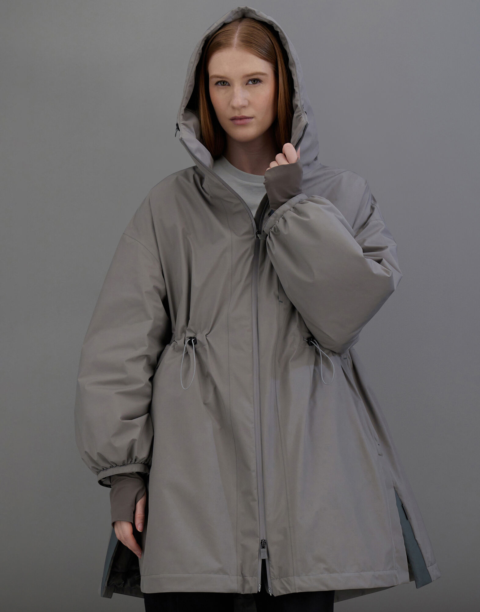 HERNO ヘルノ　ゴアテックス　ラミナーコート　アノラックパーカー　ワンピース HERNO ヘルノ ゴアテックス ラミナーコート アノラックパーカー