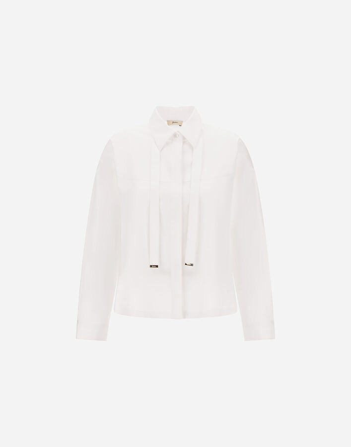 Herno COTTON POPLIN SHIRT White CM000067D133431000