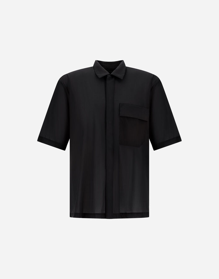 Herno LIGHT STRETCH RIPSTOP SHIRT Black CM000019U12868S9300