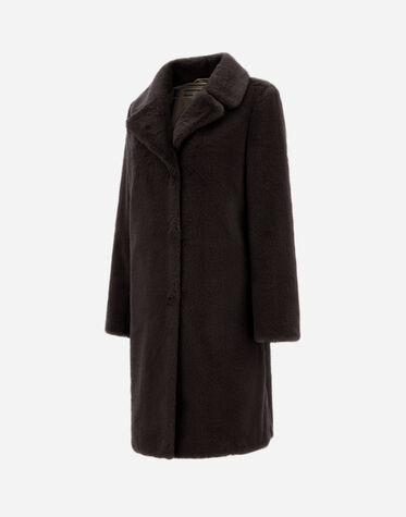 レディース SOFT FAUX FUR コート ブラウン | Herno® (ヘルノ)