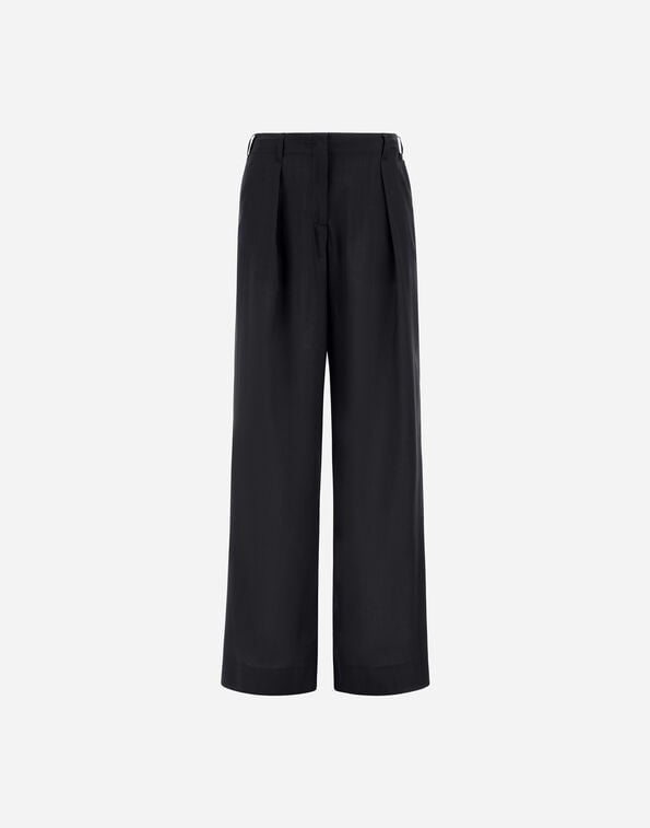 Herno TROUSERS IN TROPICAL WOOL Black PT000253D334879300