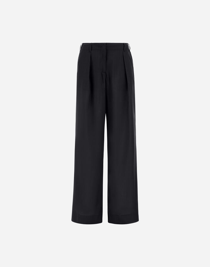 Herno TROUSERS IN TROPICAL WOOL Black PT000253D334879300