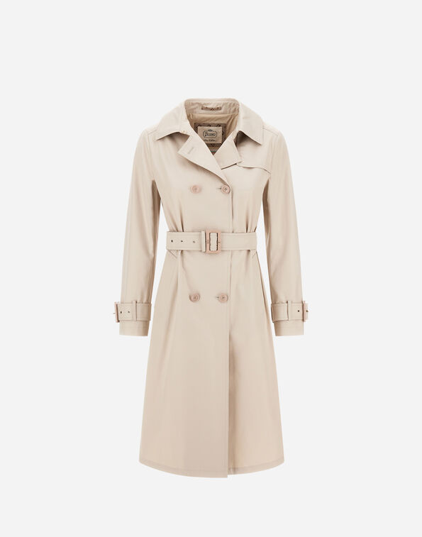 Herno TRENCH COAT IN DELON AND MONOGRAM Chantilly IM000183D13218Z1985