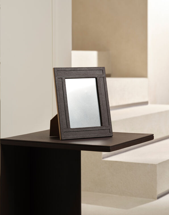 Herno HERNO HABITA LEATHER FRAME Coffee HOLIDAYFRAMEPELLE018980