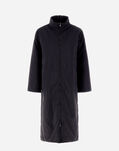 Herno REVERSIBLE COAT IN SOFT TOUCH AND ECOAGE Black CA000532D126269300