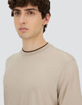 T-SHIRT IN SOFT WOOL JERSEY Herno product thumbnail image view 3