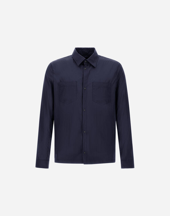 Herno SHACKET IN MICRO RIPSTOP NYLON<br> Navy Blue GI000646U128659200