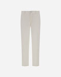 Herno COTTON FEEL TROUSERS Natural PT000083U125311100