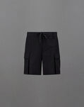 Herno LAMINAR SHORTS IN TECH-CRINKLE Black PT00051UL128279300