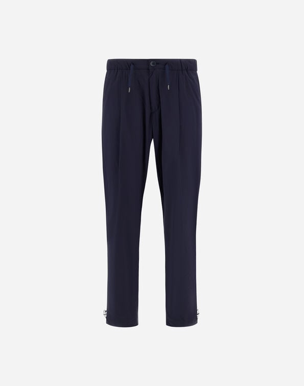 Herno RESORT TROUSERS IN LIGHTWEIGHT STRETCH NYLON Blue PT00002UR12431SZ9201