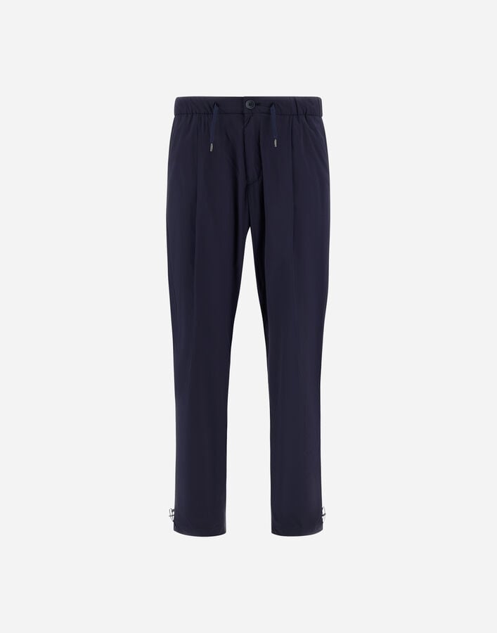 Herno RESORT TROUSERS IN LIGHTWEIGHT STRETCH NYLON Blue PT00002UR12431SZ9201