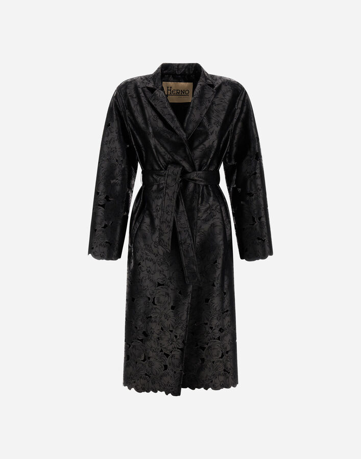 COAT IN ALTERNATIVE NAPPA Herno Herno COAT IN ALTERNATIVE NAPPA Black CA000581D127219300