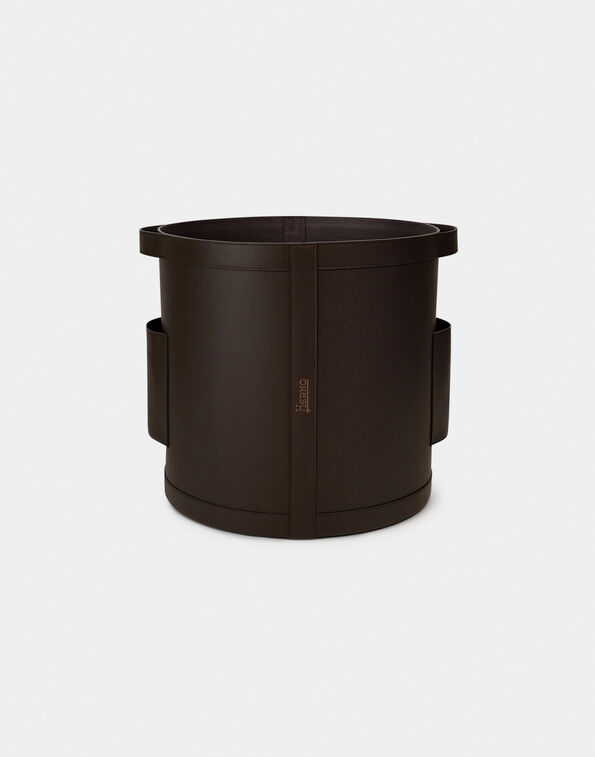 Herno HERNO HABITA LIVING BASKET Coffee HOLIDAYBASKETPELLE018980