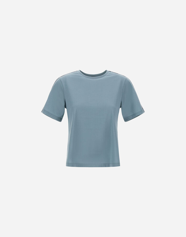 RESORT T-SHIRT IN MERCERISED COTTON JERSEY Herno Herno RESORT T-SHIRT IN MERCERISED COTTON JERSEY Midnight Teal JG00047DR520589123