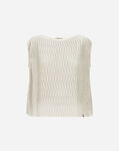 Herno TANK TOP IN WRINKLED EFFECT Chantilly JG000272D521021985