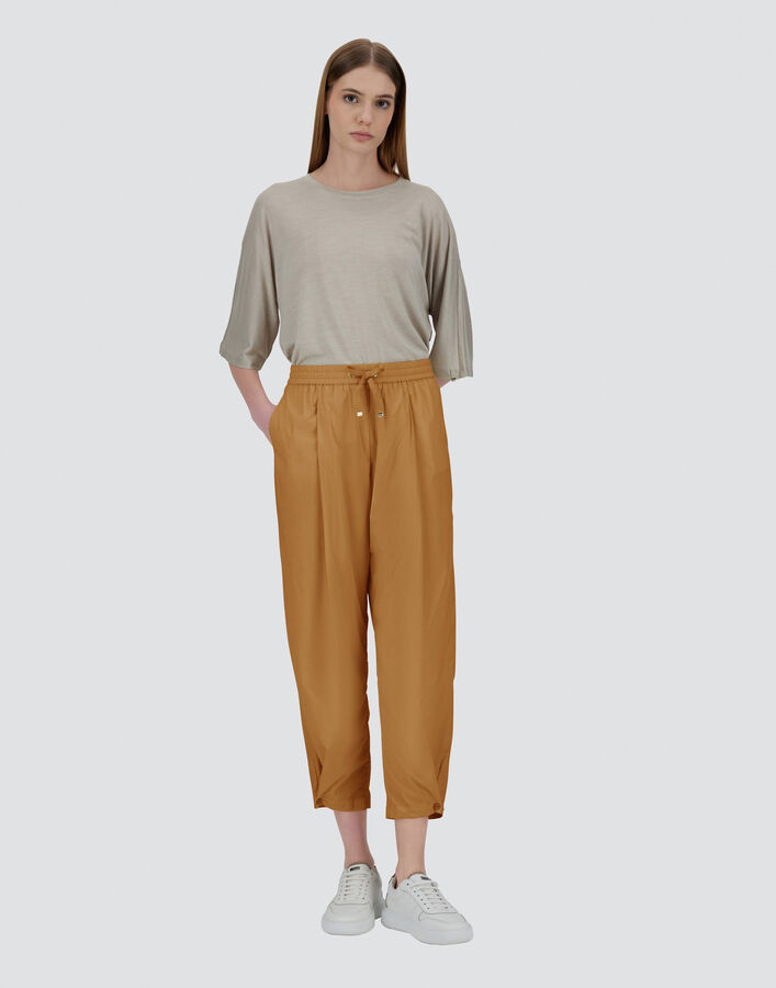 HERNO - Women's TROUSERS IN LIGHT STRETCH WOOLLY - Navy