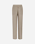 Herno TROUSERS IN ICONIC PRINT SILK Camel PT000127D16009P2157