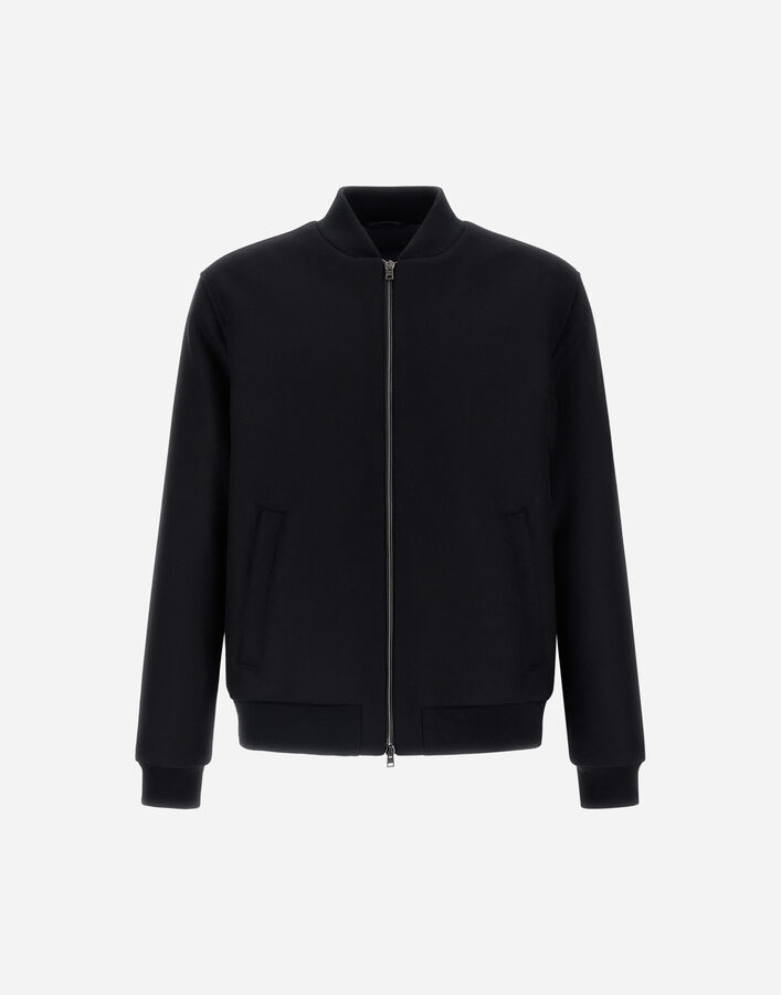 EASY WOOL BOMBER JACKET Herno Herno EASY WOOL BOMBER JACKET Black GI000560U33432R9300