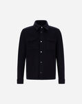 Herno SHIRT IN NEW WOOL CASHMERE Navy Blue GI000312U333189200