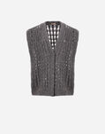 Herno RESORT ALPACA WOOL VEST Grey MC00042DR701989430