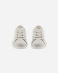 Herno LEATHER AND MONOGRAM TRAINERS White/Grey SH011UMSHOE271094