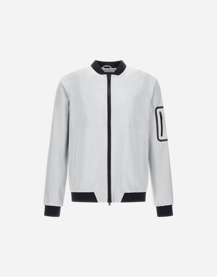 BOMBER JACKET IN GORE-TEX INFINIUM WINDSTOPPER Herno Herno BOMBER JACKET IN GORE-TEX INFINIUM WINDSTOPPER Ice GI000457U111061250