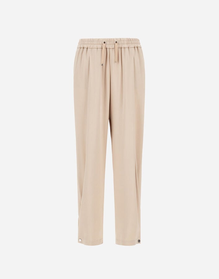 RESORT TROUSERS IN ENVERS SATIN Herno Herno RESORT TROUSERS IN ENVERS SATIN Chantilly PT00038DR127271985