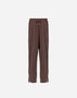 Herno RESORT ENVERS SATIN TROUSERS Dark Chocolate PT00038DR127278810