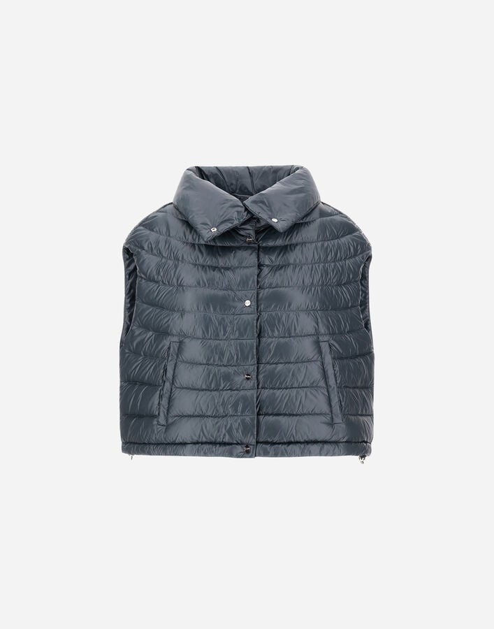 RESORT VEST IN NYLON ULTRALIGHT Herno Herno RESORT VEST IN NYLON ULTRALIGHT Midnight Teal PI00144DR12017Z9123