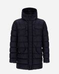 Herno PARKA IN NYLONÂ CHAMONIX  Navy Blue PI0191U12004Z9200