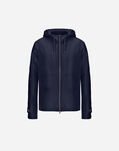 Herno RESORT JACKET IN NEW LINEN Blue/White GC00011UR17105Z9210