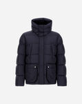 Herno BOMBER JACKET IN NYLONÂ CHAMONIX Navy Blue PI001140U12004Z9200