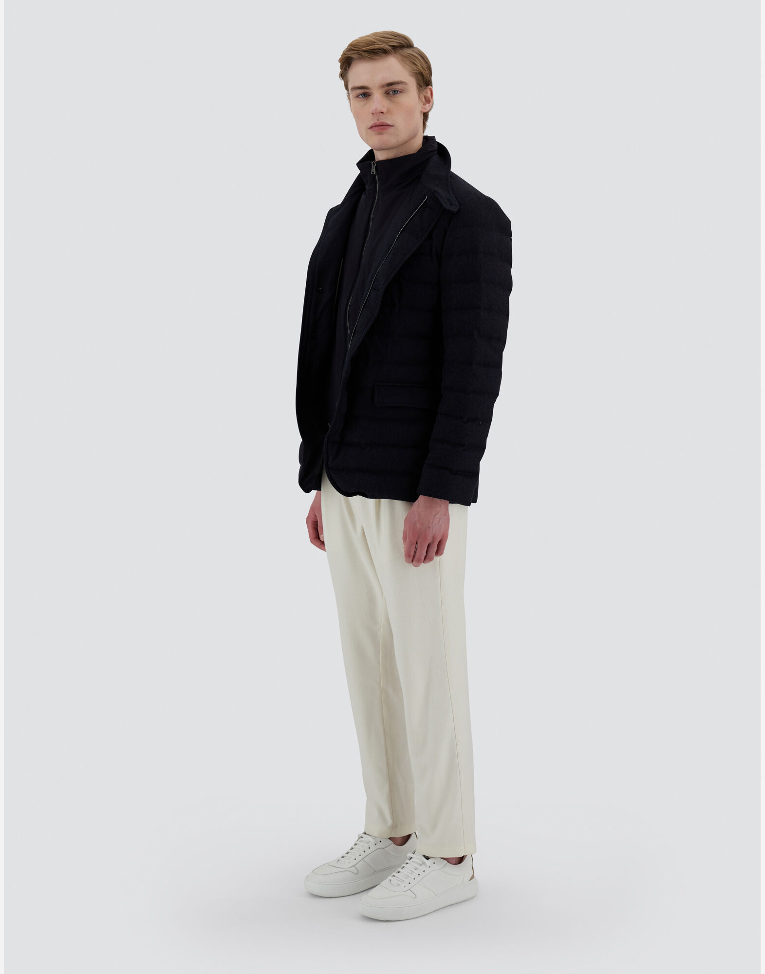 HERNO ジャケット カシミア シルク エコアージュ シルクカシミヤ＆エコアージュ RESORT ブレザー