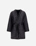 Herno JACKET IN NYLON ULTRALIGHT, MATT NYLON AND SEQUIN MESH Black GI000314D12017Z9300