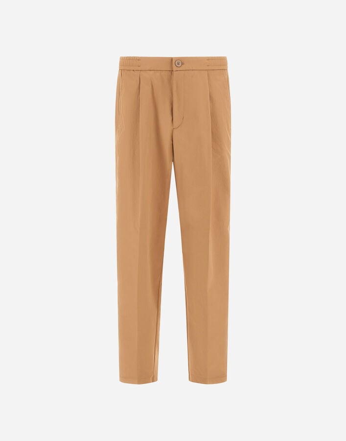 COTTON FEEL TROUSERS Herno Herno COTTON FEEL TROUSERS Camel PT000128U125312157