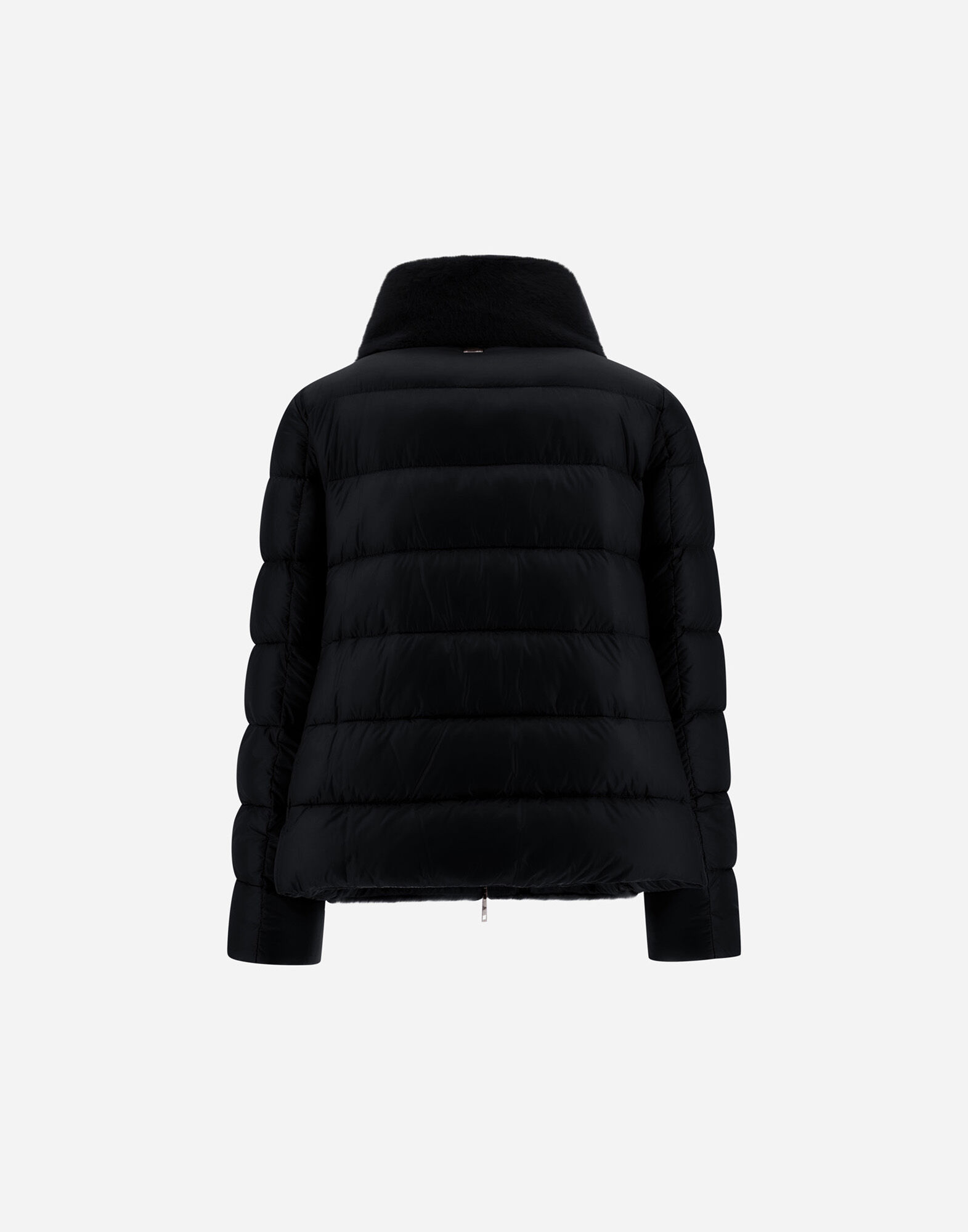 レディース ナイロンウルトラライト＆レディフェイクファー ジャケット