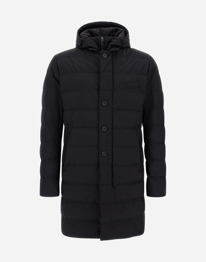 Herno 2 LAYER WINDSTOPPER LONG JACKET Black PI001239U128409300