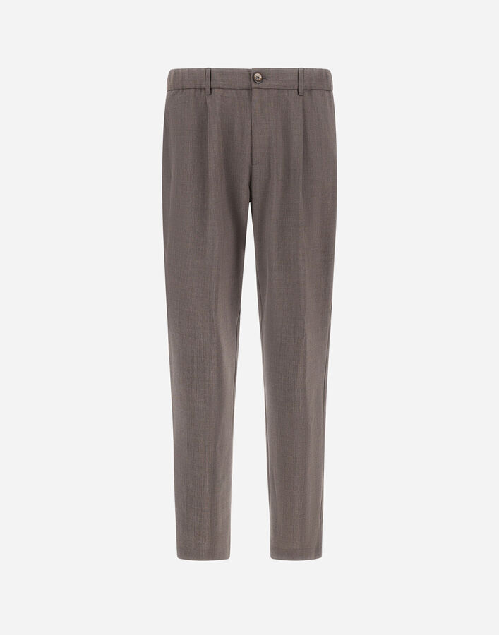 Herno TROUSERS IN BI-STRETCH WOOL Dove Grey PT000180U334882600