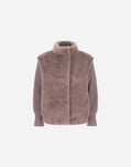 Herno RESORT JACKET IN FAUX MINK FUR Light Lilla GC00072DR126244400