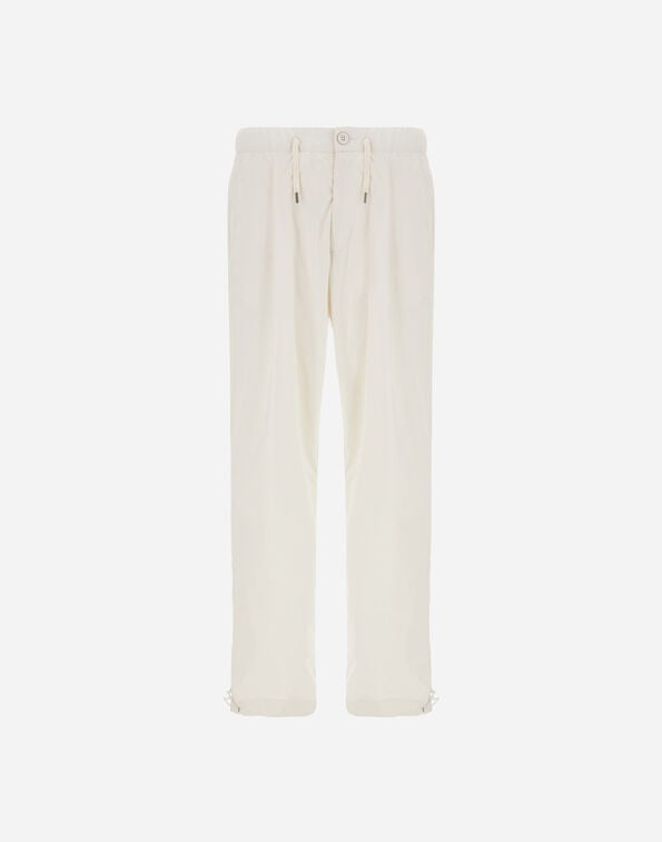 Herno RESORT TROUSERS IN LIGHTWEIGHT STRETCH NYLON White PT00002UR12431SZ1000
