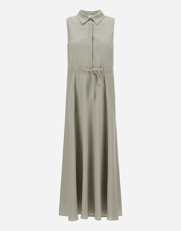 DRESS IN LINEN BLEND Herno Herno DRESS IN LINEN BLEND Chantilly AB000028D126891985